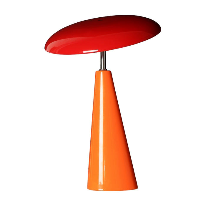 C-Création - Foza Table Lamp with Colored Glass and Retro Style - Orange