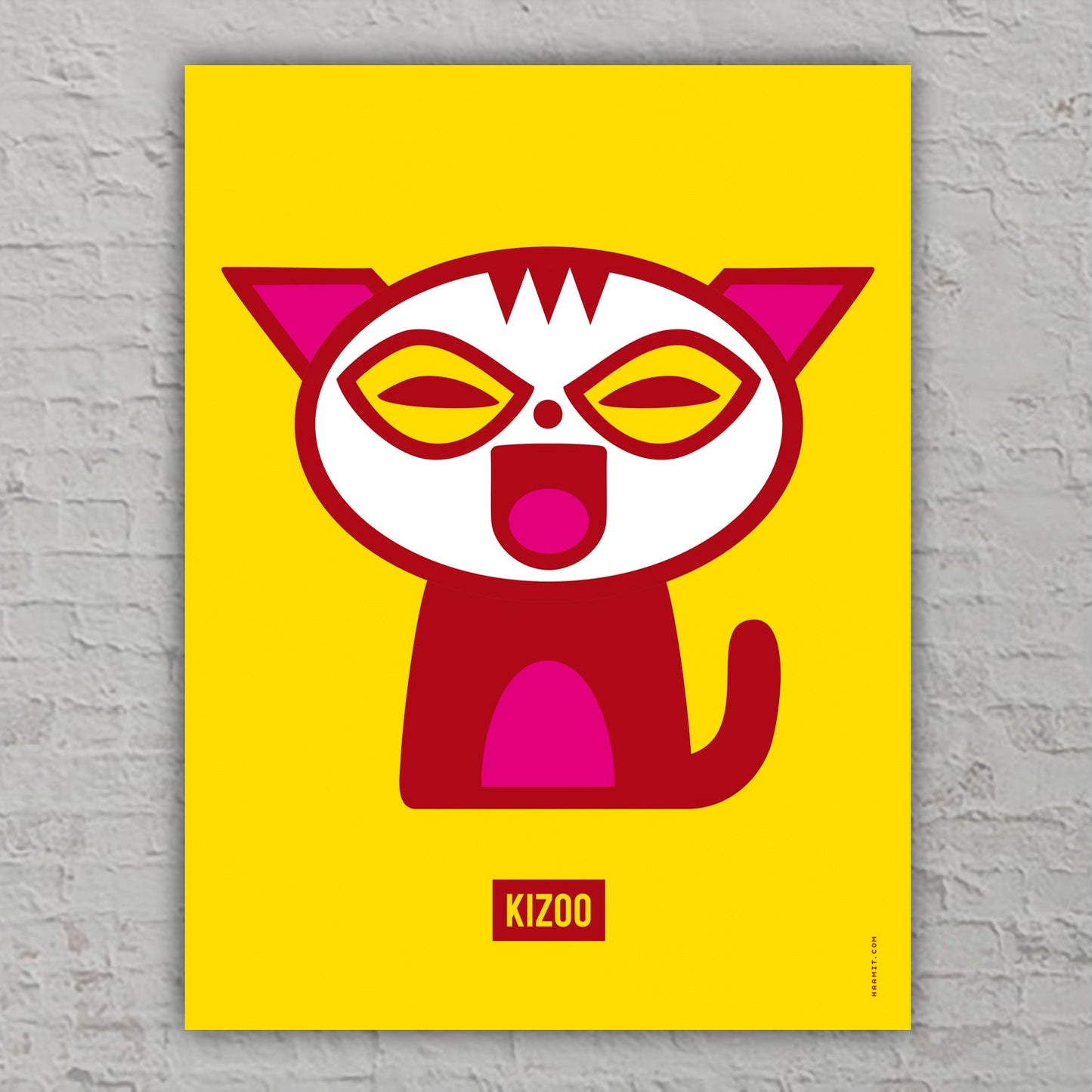 Poster "Cat from Tokyo", Art Print