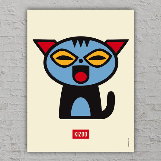 Poster "Japanese Cat", Art Print