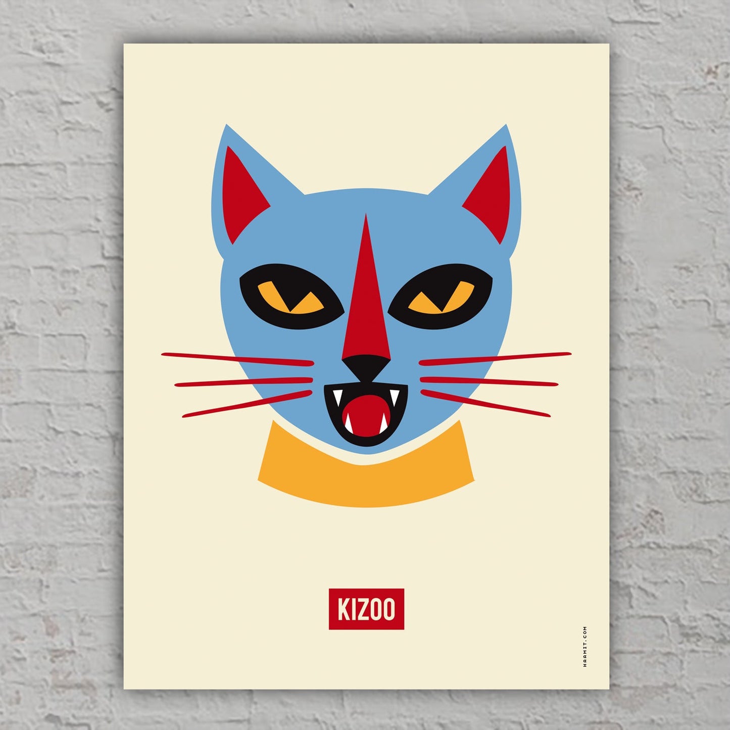 Poster "Blue Cat", Art Print