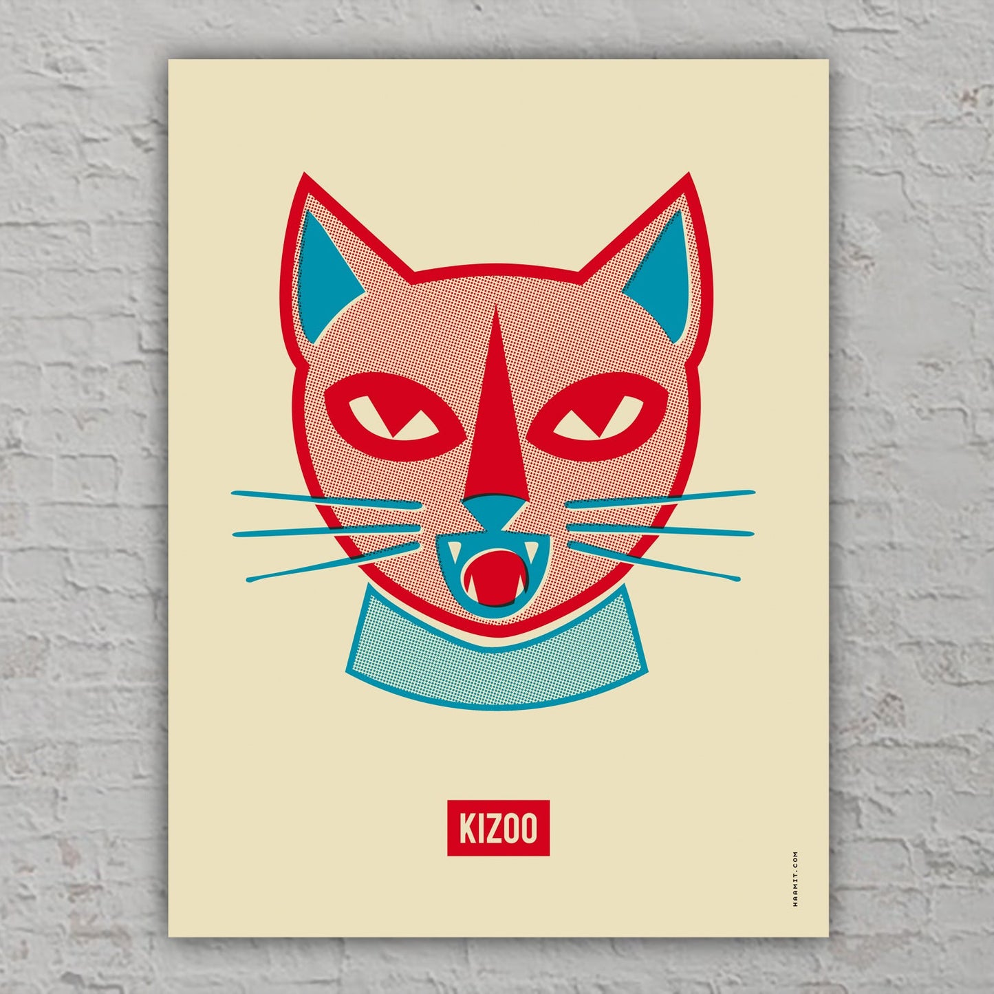 Poster "Cat wailing", art print