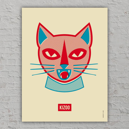 Poster "Cat wailing", art print