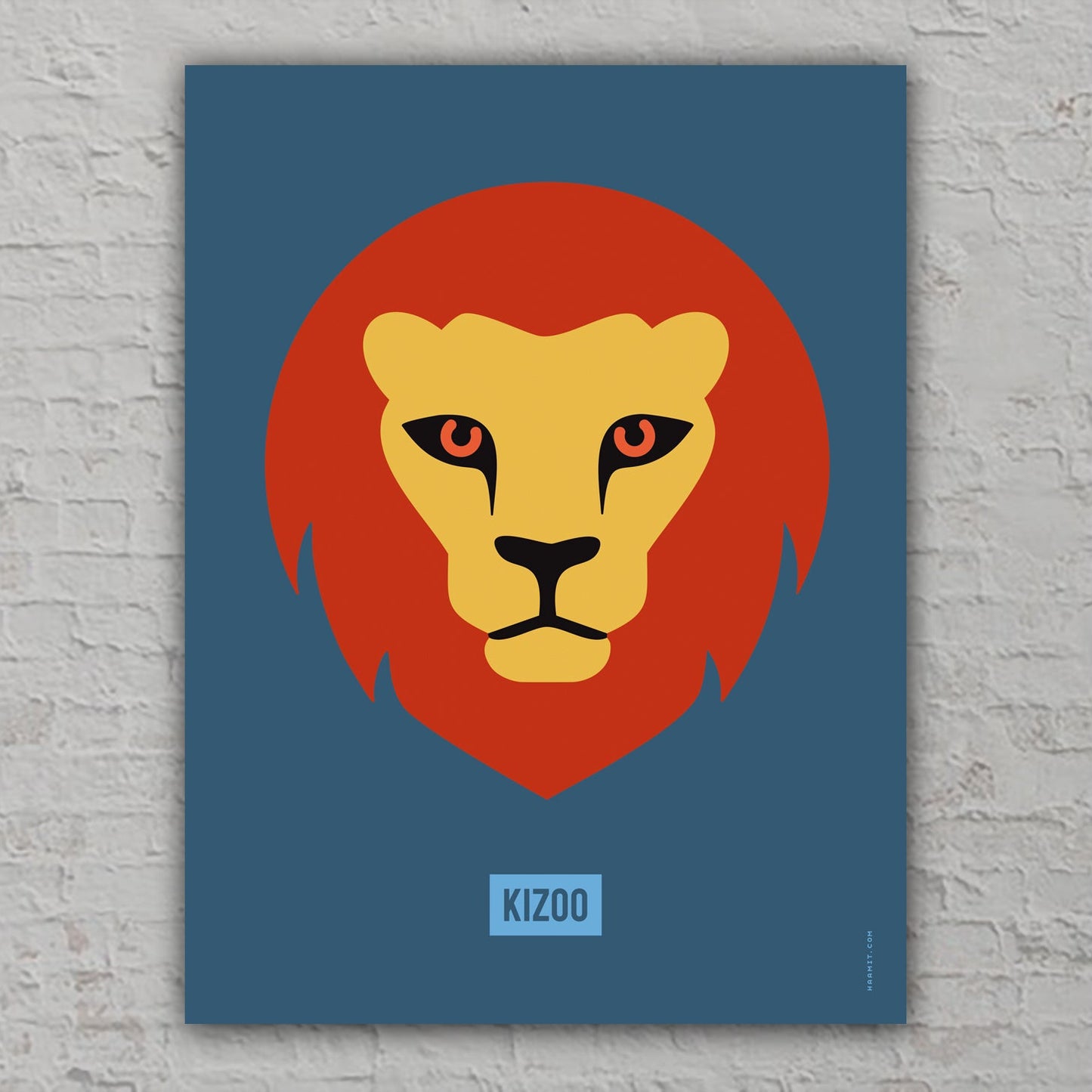 Poster "Fox-Haired Lion", art print