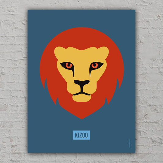 Poster "Fox-Haired Lion", art print