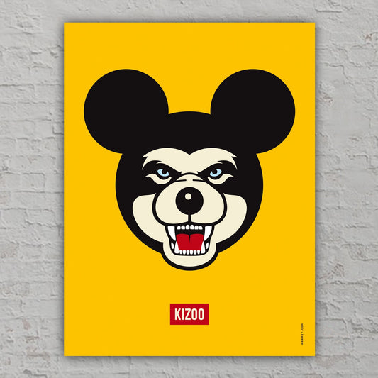 Poster "In the End, the Yellow Mouse Remains", Art Print