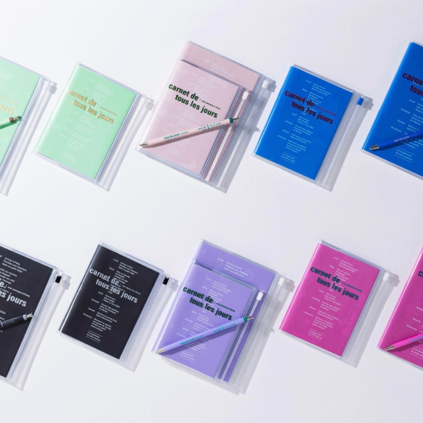 Mark‘s Zipper Notebook A6 DAY'S, Mint
