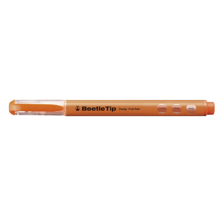 Kokuyo - BEETLETIP 3-WAY HIGHLIGHTER - Orange