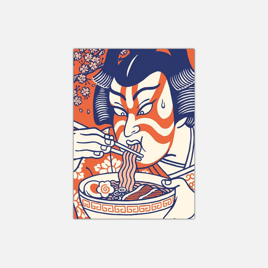 Postkarte Yeaaah! Studio „Kabuki Ramen“, Format A6