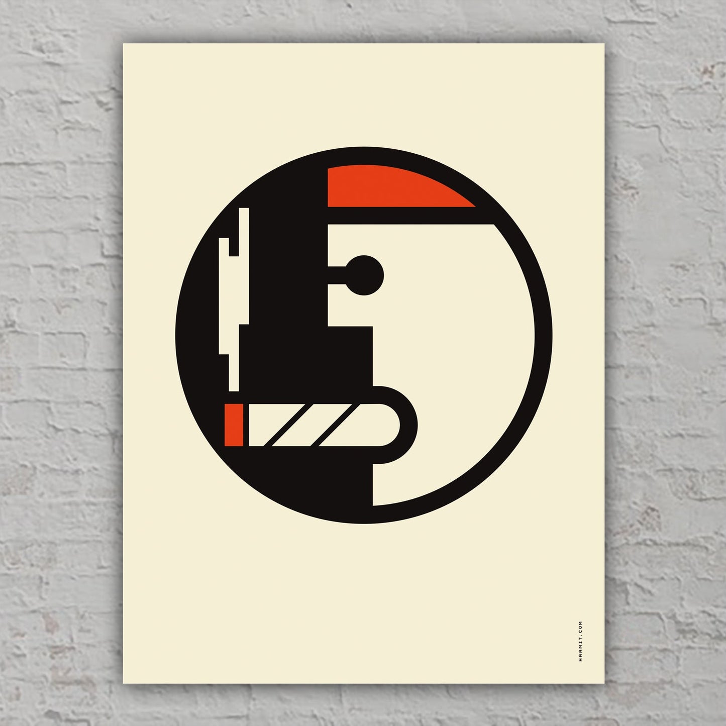 Poster "The cigar smoker", art print
