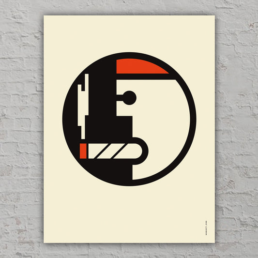 Poster "The cigar smoker", art print