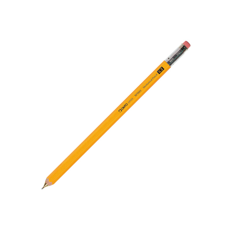 OHTO Wooden Mechanical Pencil WN01 0,5 HB, Yellow