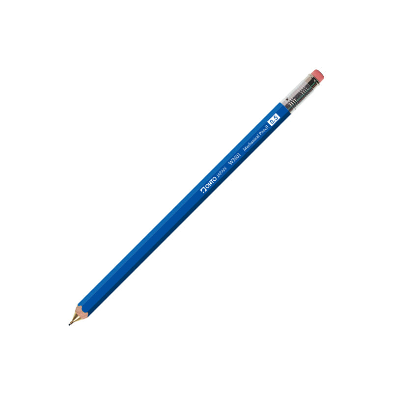 OHTO Wooden Mechanical Pencil WN01 0,5 HB, Blue