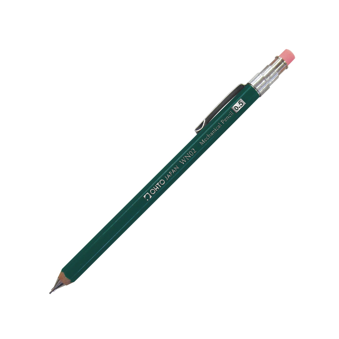 OHTO Wooden Mechanical Mini Pencil WN02 0,5 HB, Green