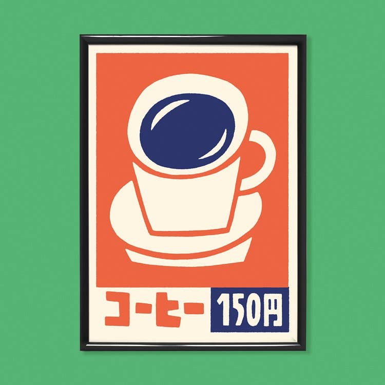 Poster Yeaaah! Studio „Coffee" Format A4 oder 50x70 cm