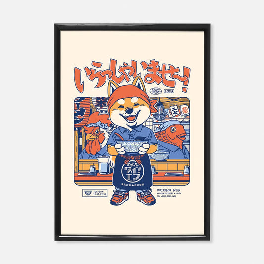 Poster Yeaaah! Studio „Irasshaimase",Format 30×40 und 50×70 cm
