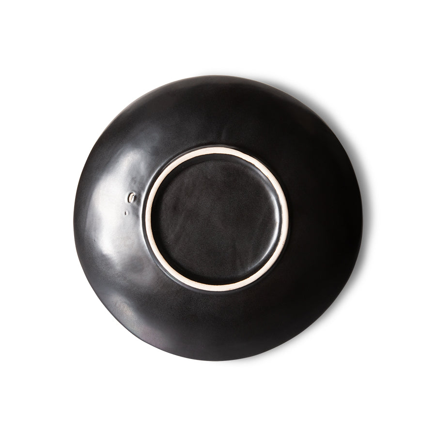HKliving 70s Ceramics Dessertteller stars 2er Set kleine Keramik Teller im Retro Look