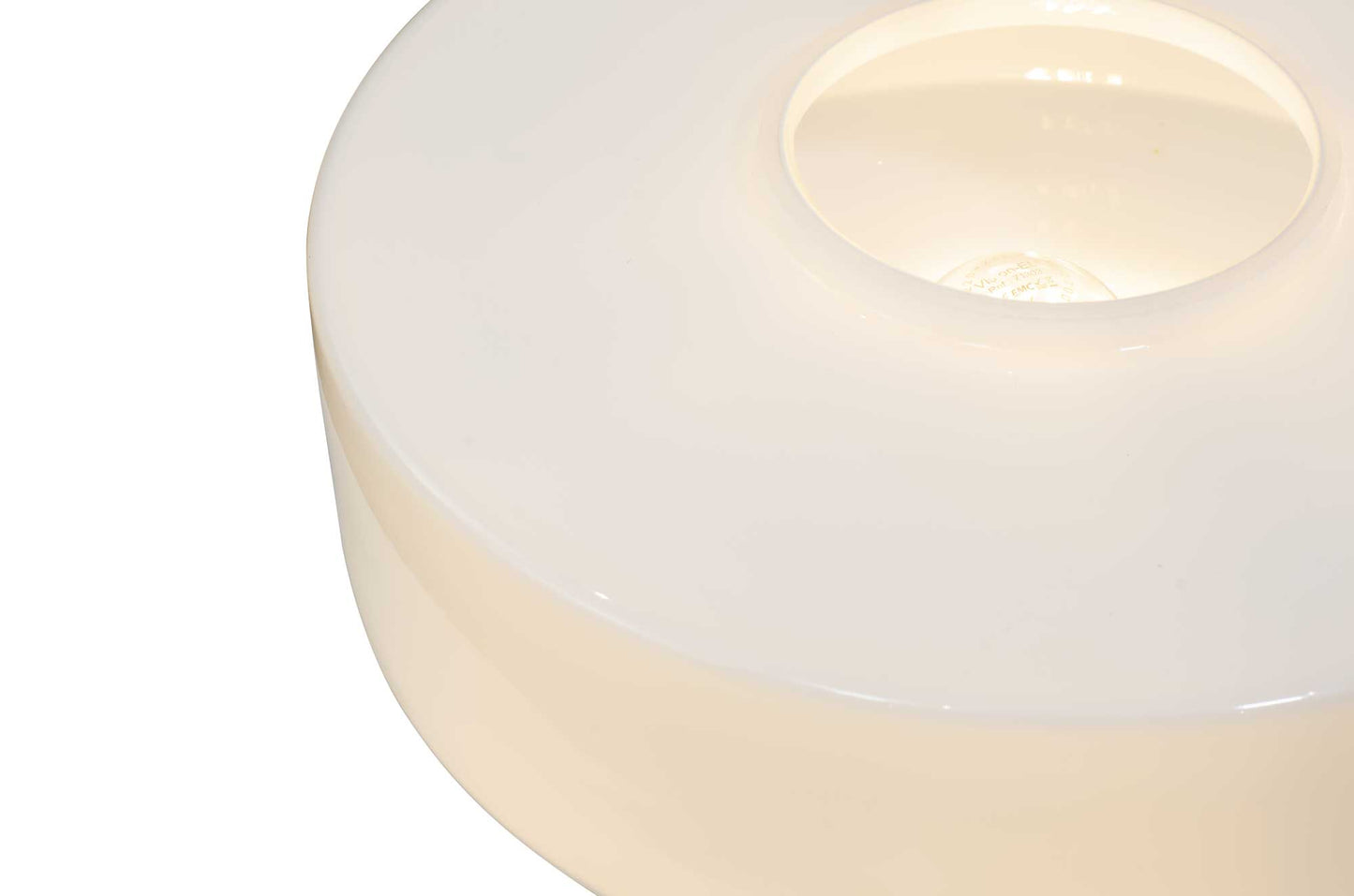 C-Création -Foza Tischlampe mit farbigem Glas und Retro-Stil - Blau