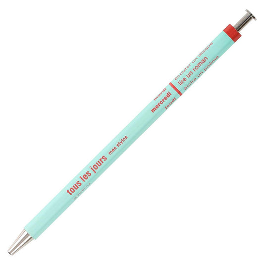 MARK'S DAYS Ballpoint Pen „Tous les Jours”,  Light Mint