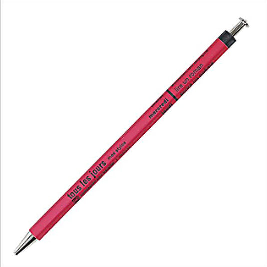 MARK'S DAYS Ballpoint Pen „Tous les Jours”, Pink