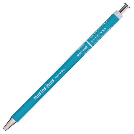 MARK'S DAYS Ballpoint Pen „Tous les Jours”, Turquoise