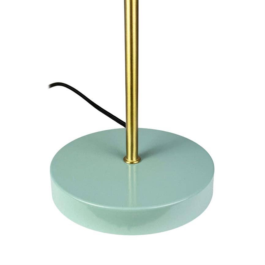Ocean Tischlampe 2 Schirme – Curry/Türkis
