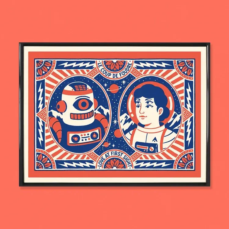 Poster Yeaaah! Studio „Love“, Format 40 x 30 cm