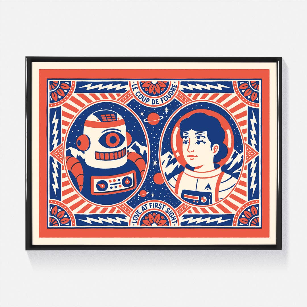 Poster Yeaaah! Studio „Love“, Format 40 x 30 cm