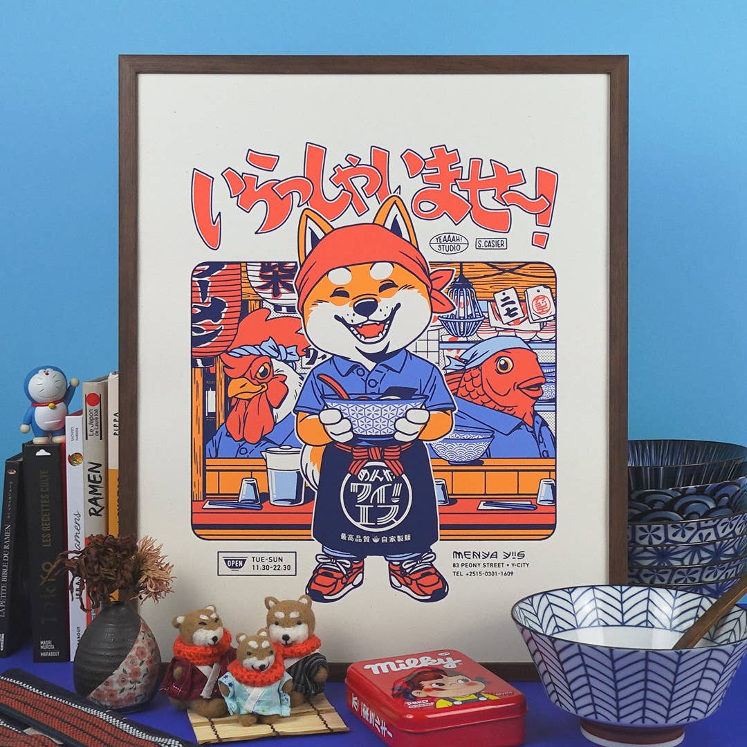 Poster Yeaaah! Studio „Irasshaimase",Format 30×40 und 50×70 cm