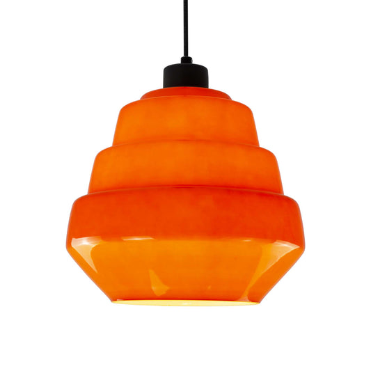 C-Création - NOCI - Pendelleuchte aus farbigem Glas - Orange