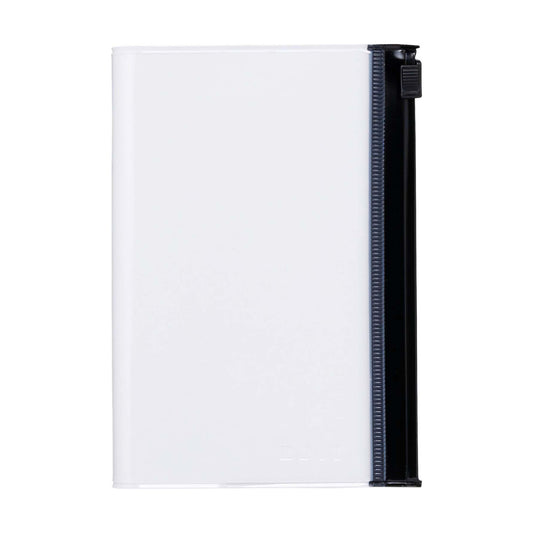 Mark‘s EDiT Zipper Grid Notebook B7, Ice White