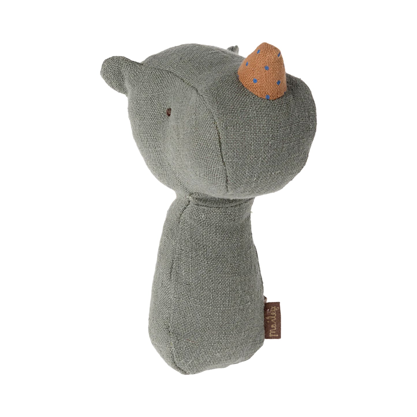 Maileg - Lullaby Friends, Nashorn Rassel - Kiefergrün