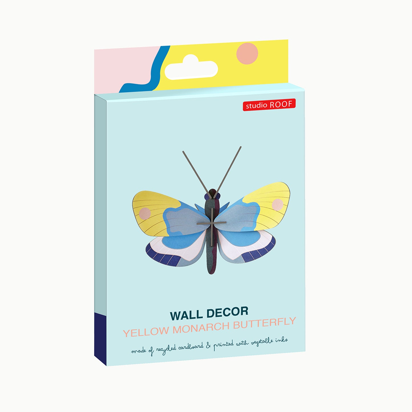 Studio ROOF - Wall Art - Yellow Monarch Butterfly