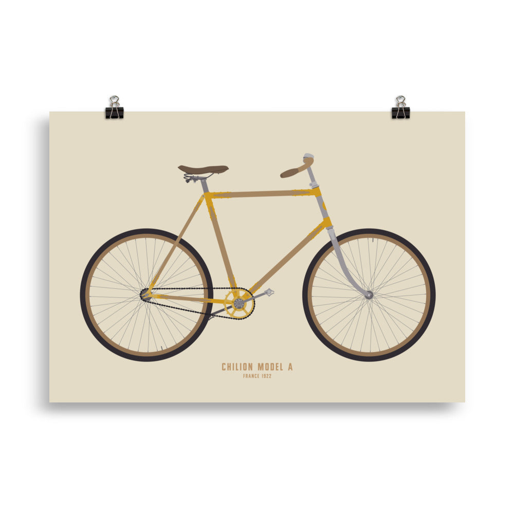 Poster Chiion Model A Fahrrad, 1922