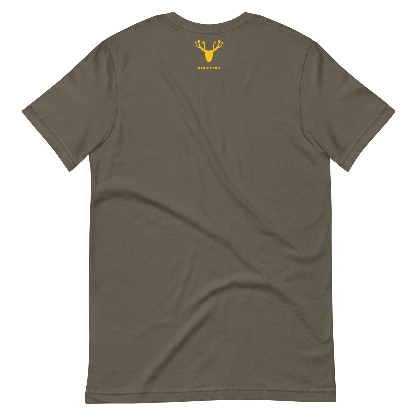 T-Shirt HAAMIT Rakete weiß/gelb