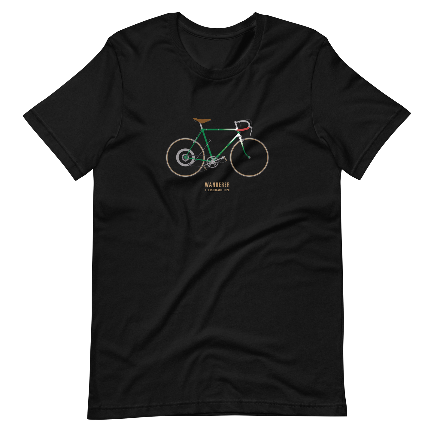 T-Shirt Wanderer Fahrrad, Chemnitz 1920