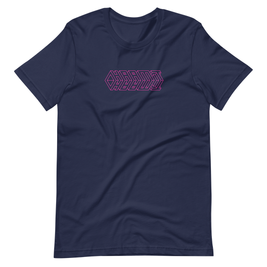 T-Shirt HAAMIT Rakete Kontur pink