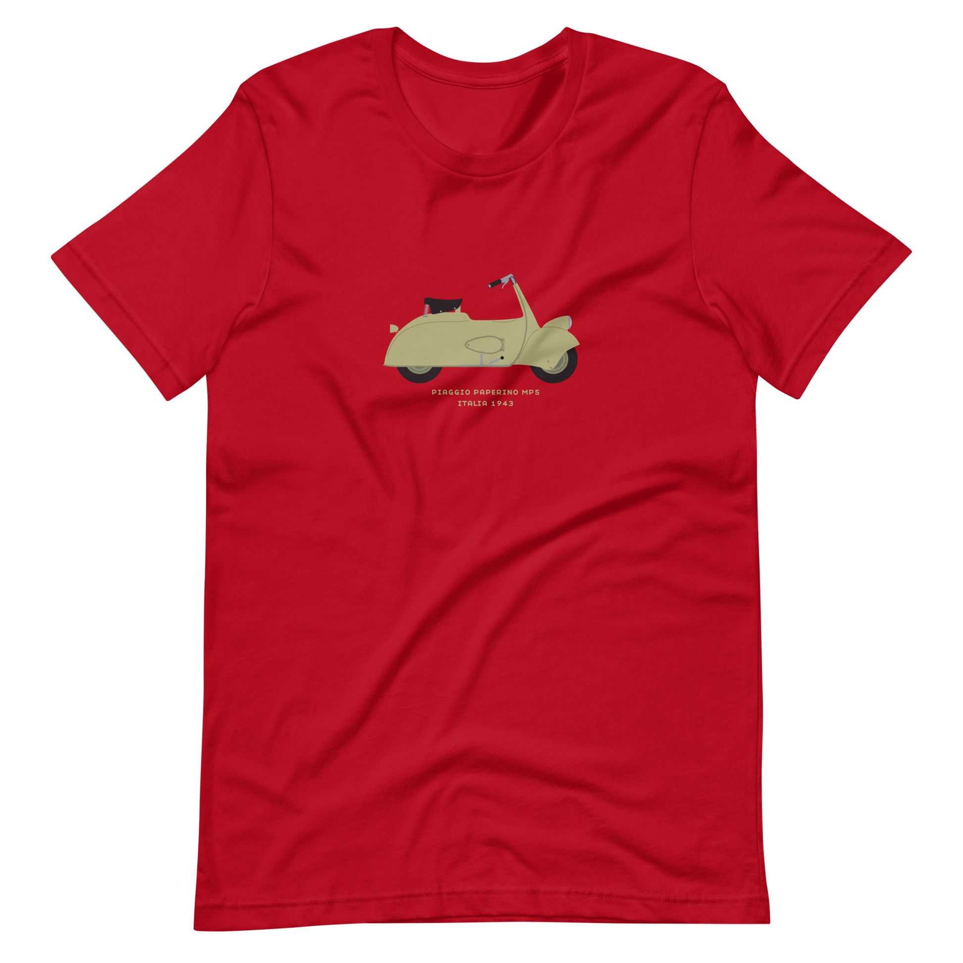 T-Shirt Scooter Piaggio Paperino MP5, Italia 1943 – haamit