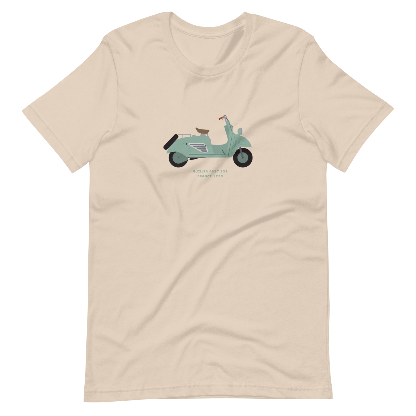 T-Shirt Scooter Guiller AD2T 125, France 1953